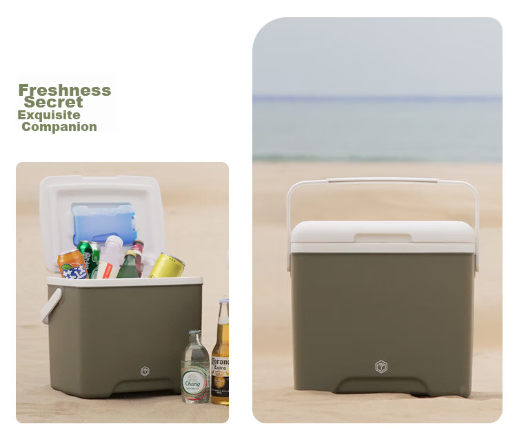 JD Original Car Outdoor Wheeled Cooler Box for Camping, Picnics, Cold Storage, Food Delivery with Wheels And Ice Packs, 30L 12