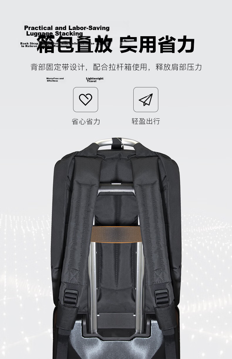 LEXON Lightweight Water-Resistant Backpack 14-inch Laptop Bag Men's Business Travel Commuter Small Backpack Gift 11
