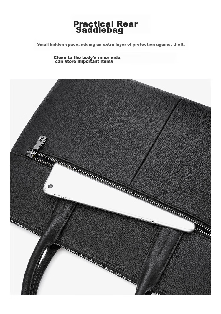 Goldlion Business Briefcase, Handbag, Fashionable Men's Bag, Large Capacity Laptop Bag, Birthday Gift 11