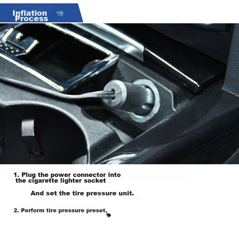 MICHELIN High-Power Dual-Cylinder Inflator Pump for Vehicles, Electric Bicycles, And Car Tires 12314 12