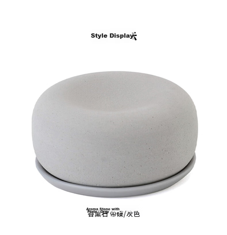 MUJI Aromatherapy Stone Ceramic Diffuser Stone Essential Oil Indoor Fragrance Romantic Ambiance Art Gray 6