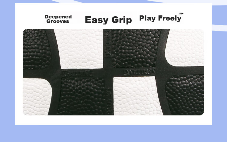 SPALDING Black And White Panda No.7 PU Basketball 77-560Y 6