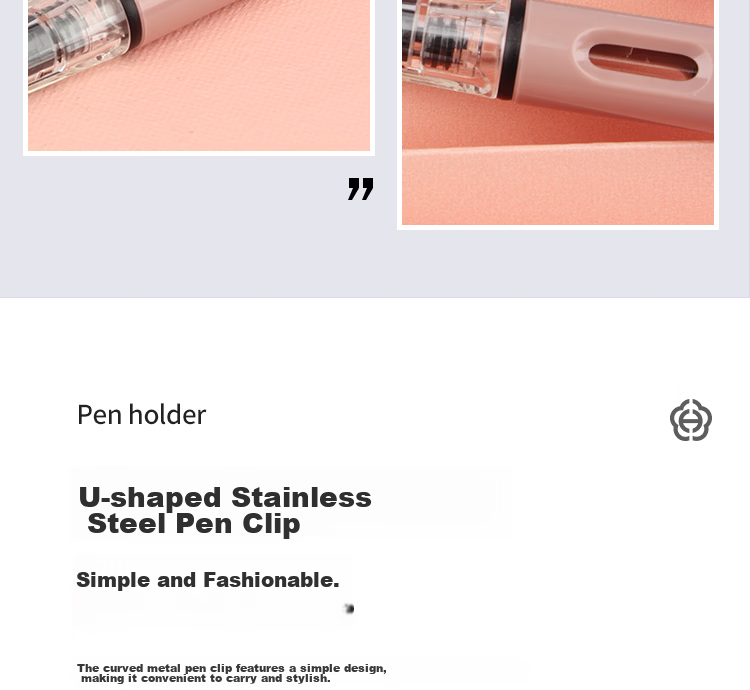 HERO Fountain Pen 359 Posture Correction EF Nib Thin and Thick Craft Student Calligraphy Pen with 6 Random Ink Cartridges Iridium Nib Signature Pen Morandi Deep Blue 7
