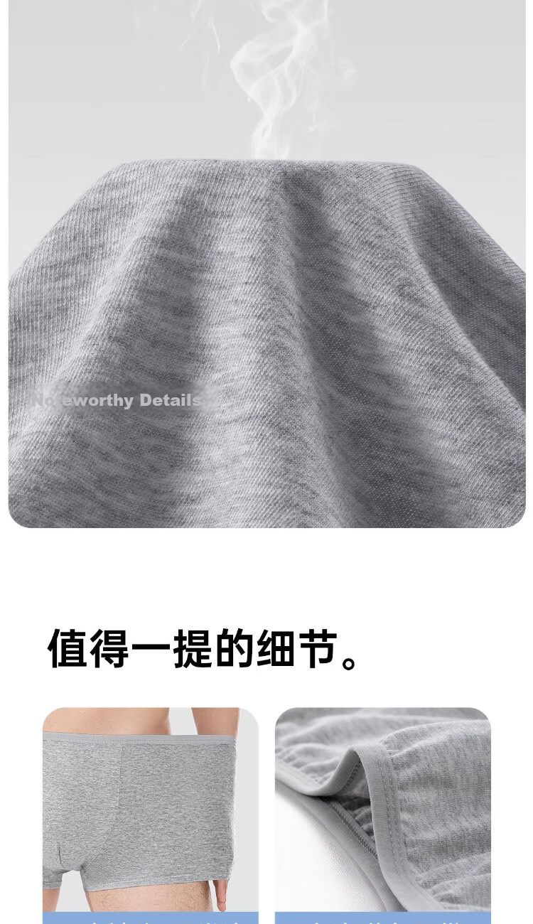 Langsha Disposable Men's Cotton Boxer Briefs Sterilized Travel Portable Wash-Free Large Size Daily Disposable Underwear 11