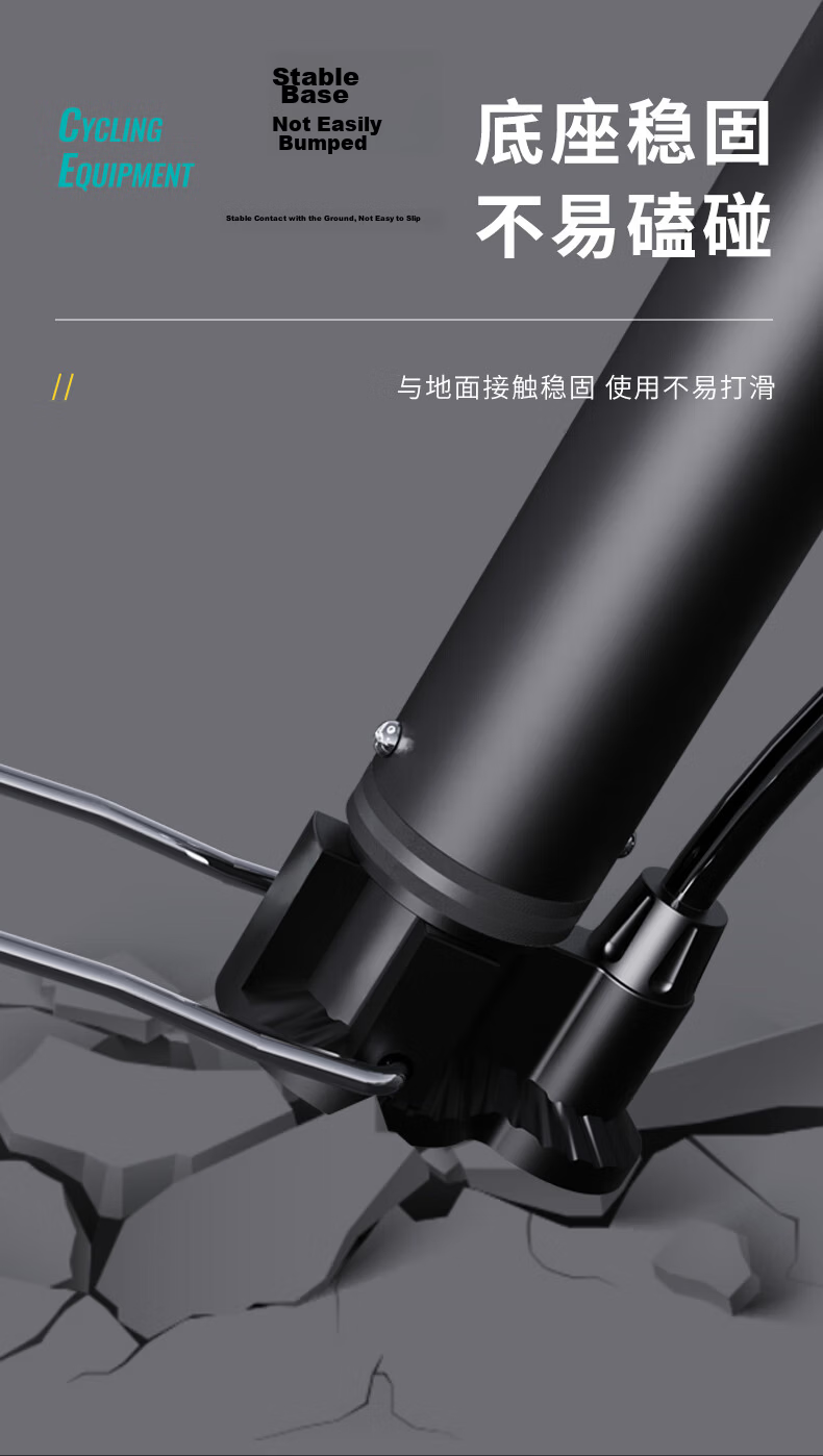 40,000 Kilometers High-Pressure Bicycle Air Pump Portable Inflator for Electric Vehicles, Motorcycles, Basketballs, and Toys 8