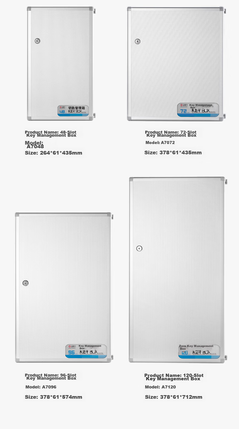 Jinlongxing 32-Slot Wall-Mounted Key Storage Box with Lock, Aluminum Alloy Key Cabinet Organizer, Includes Key Tags, A7032 Office Supplies Invoice 8