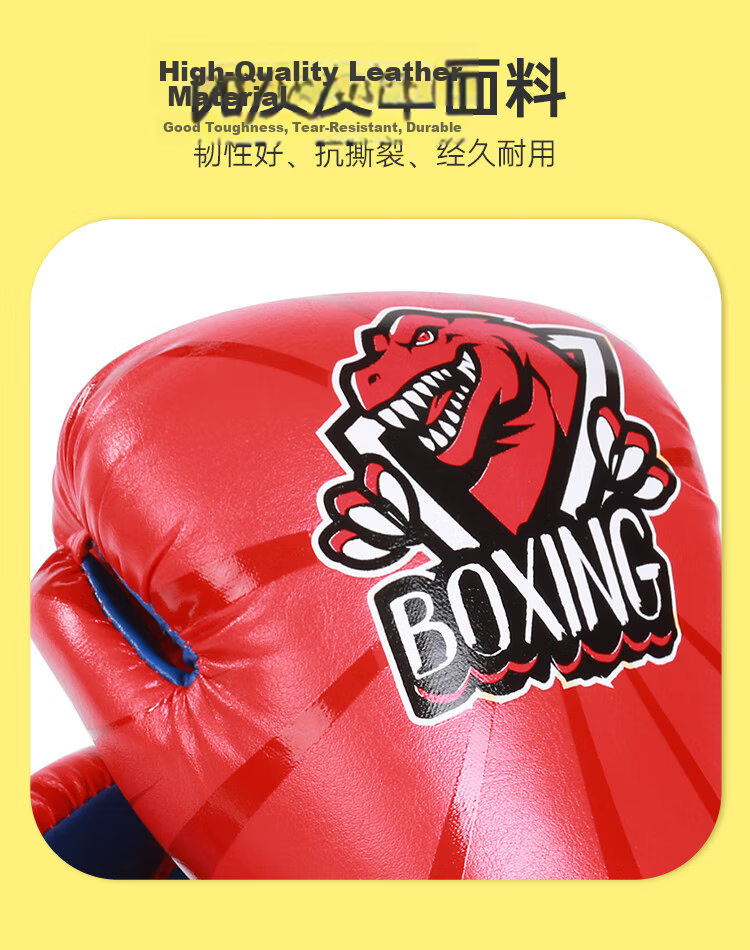 Jiurishan Kids Boxing Gloves Youth Sanda Fighting Fitness Training Equipment Boys Girls Gift Pink White 6oz 7
