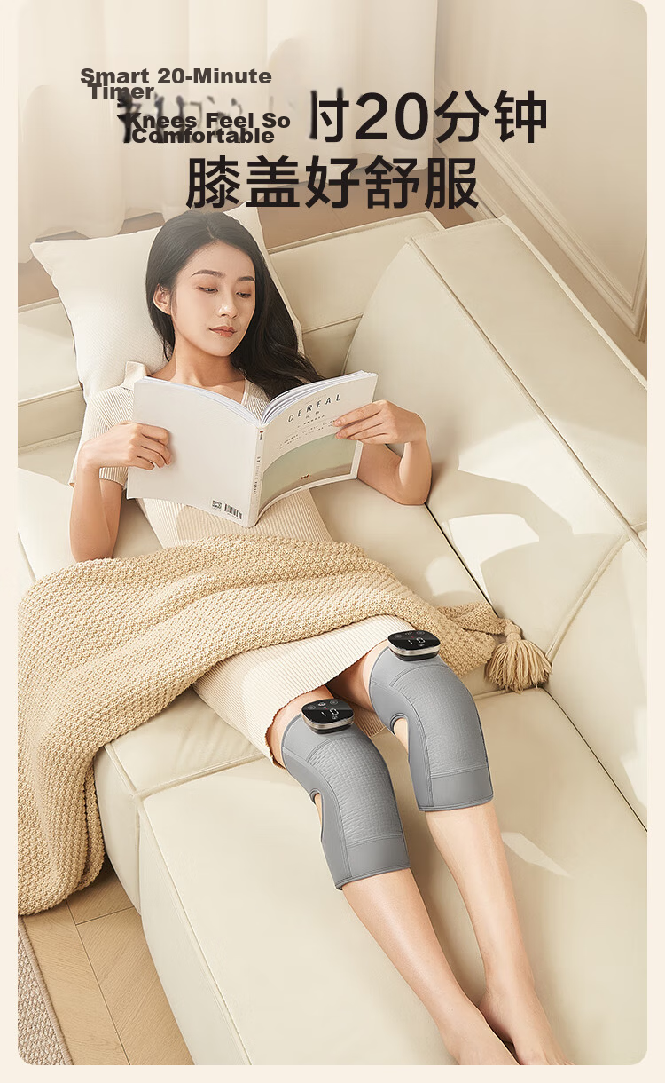 JD Original Knee Massager K2 [2-Pack], Leg Massager, Heated Knee Protector, Arthritis Relief, Cold Legs, Knee Hot Compress, Birthday Gift for Boyfriend, Girlfriend, Elders, Parents 16