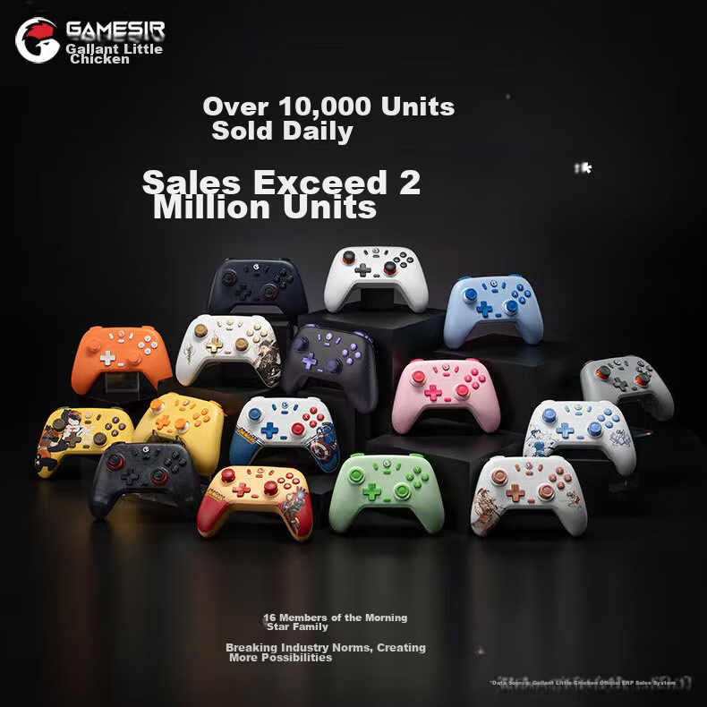 GAMESIR Wireless Game Controller Switch2/Switch Mobile Android Apple Steam PC NS2 Pro Bluetooth TV Wired Dual Player Forza Horizon 6 2