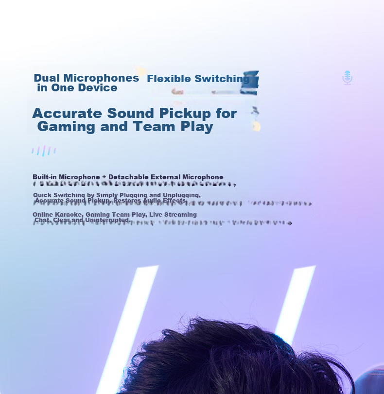 HP DHS-3114 Gaming Earphones In-Ear Noise-Cancelling Dual Dynamic Drivers Wired Black Silver for PC Mobile Learning Office Delta Operation PUBG Esports Music Headset 6