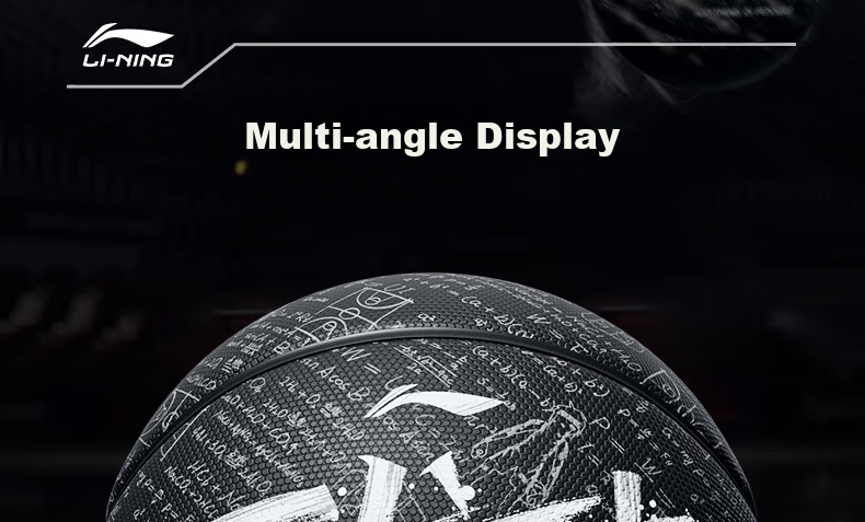 Li-Ning Basketball Size 7 Youth and Adult Training Indoor Outdoor Junior High School Student Children's Gift 12