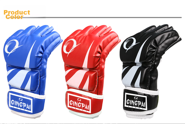 Competitive Edge Boxing Gloves for Adults and Kids, MMA Gloves for Women, Half Finger Sandbag Training Taekwondo Gloves 4