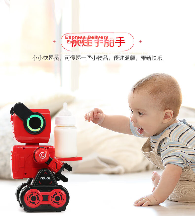 Jingda Remote Control Smart Robot Toy Programmable Toy for Boys Ages 3-6 Early Education Birthday Gift 8
