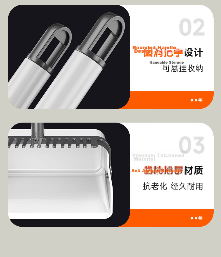 Jiabangshou Disposable Broom Dust Cover 100pcs Hair-Free Multi-Functional Sweeping Tool Lazy Floor Cleaning Gadget 23