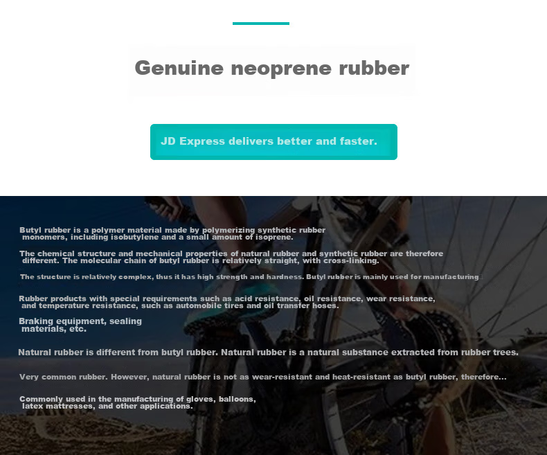 DONGYUE Old-Style Inner Tube, 24X1-3/8 Bicycle Presta Valve Inner Tube, Butyl Rubber Inner Tube, Durable Black 2