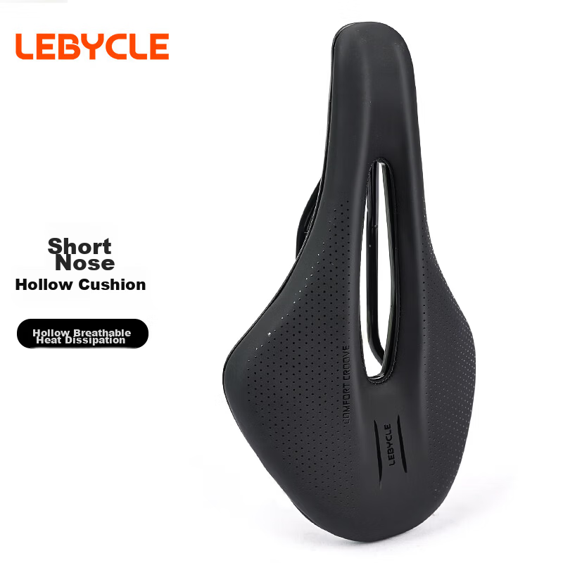 Lebai Ke Road Bike Saddle Mountain Bike Seat Cushion Cycling Seat Short Nose Saddle Bicycle Seat Accessories