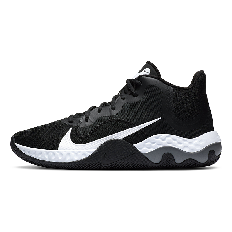 NIKE Men's Basketball Shoes Cushioning RENE ELEVATE III Sports Shoes DD9304-002 Black Size 42.5