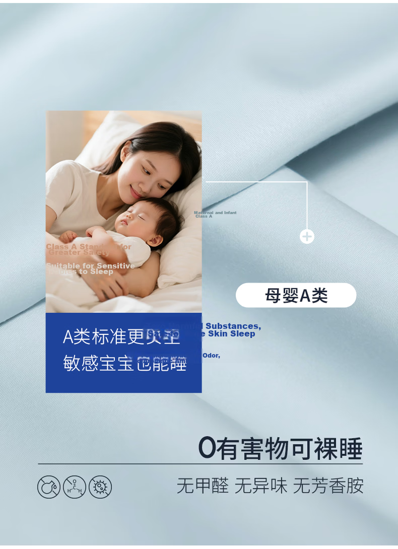 Anmino Anti-Mite Mattress Protector Semi-Fitted Allergy-Resistant Bedding 10