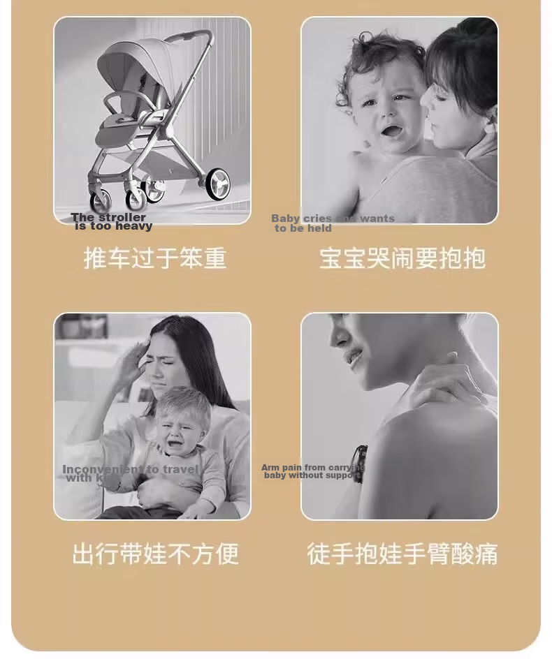FENYE Newborn Front-Carrier Adjustable Baby Waist Stool 0-48 Months Breathable Skin-Friendly Outdoor Baby Carrier 3