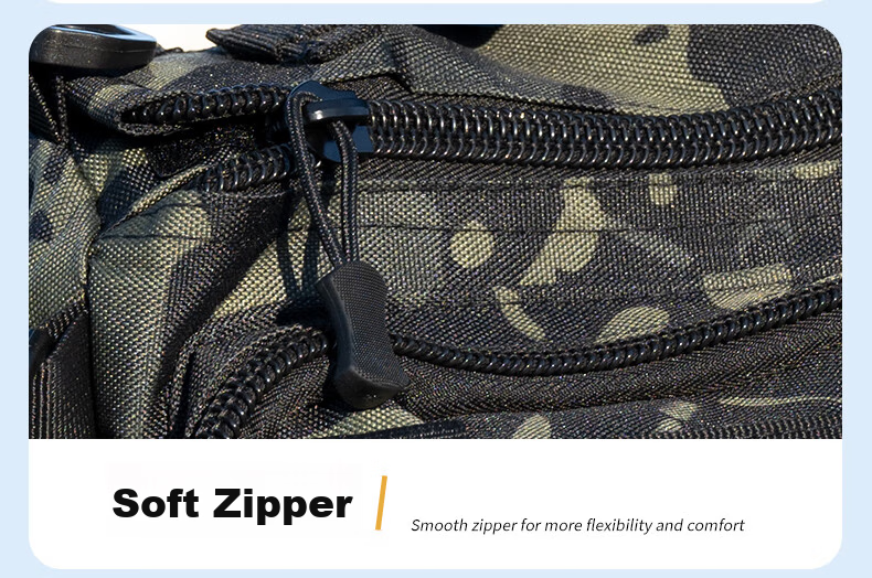 Grsaed Multifunctional Lure Waist Bag Crossbody Fishing Rod Bag Fishing Gear Rod Accessories Storage Bag Military Green 12
