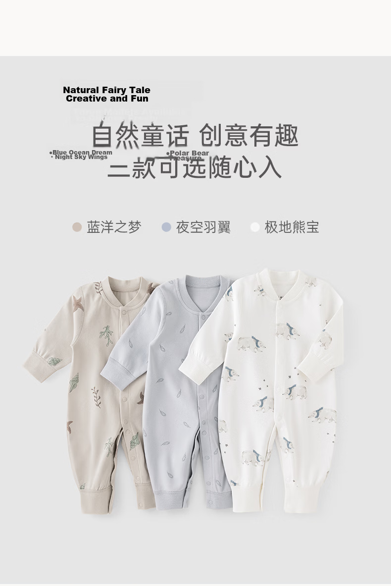 Guaiqixiong Baby Clothes, Spring And Summer Thin Pajamas, Unisex Onesie, Pure Cotton Romper, Crawling Suit, Pure Cotton Air Conditioning Wear 6