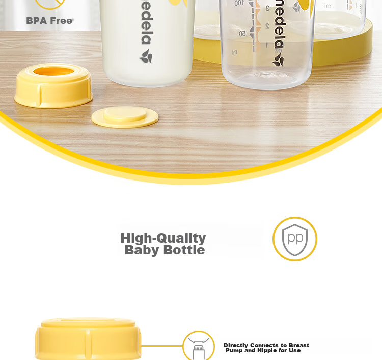 Medela Electric Breast Pump, Smart Single-Sided Anti-Backflow Comfortable Massage, Breastfeeding, Easy All-In Electric Breast Pump 3