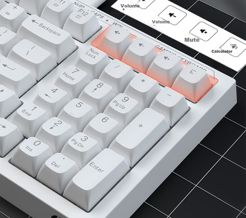 HP K120 Mechanical Feel Wireless Wired Tri-Mode Gaming Office Keyboard Universal High-Value 12
