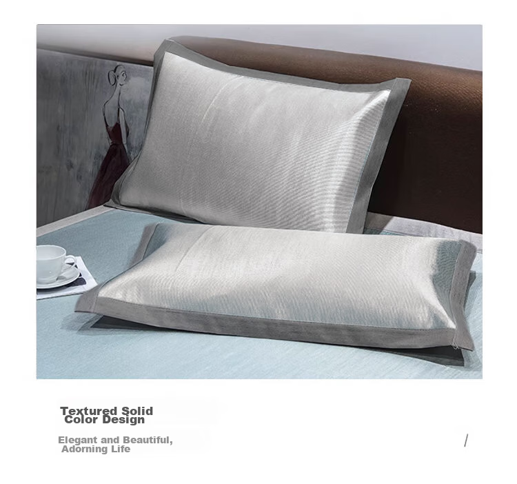 MUJI Class A Summer Cooling Ice Silk Pillowcase Set of 2 Home Summer Cooling Pillow Covers 11