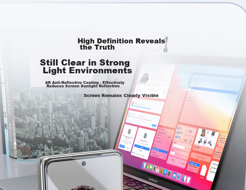 Lanxingxiansheng Screen Protector for Huawei Mate X6, HUAWEI X6 Tempered Glass Film, AR Enhanced Transparency, High-Definition, Shatterproof, Anti-Fingerprint, Full Adhesive Phone Protective Film 11