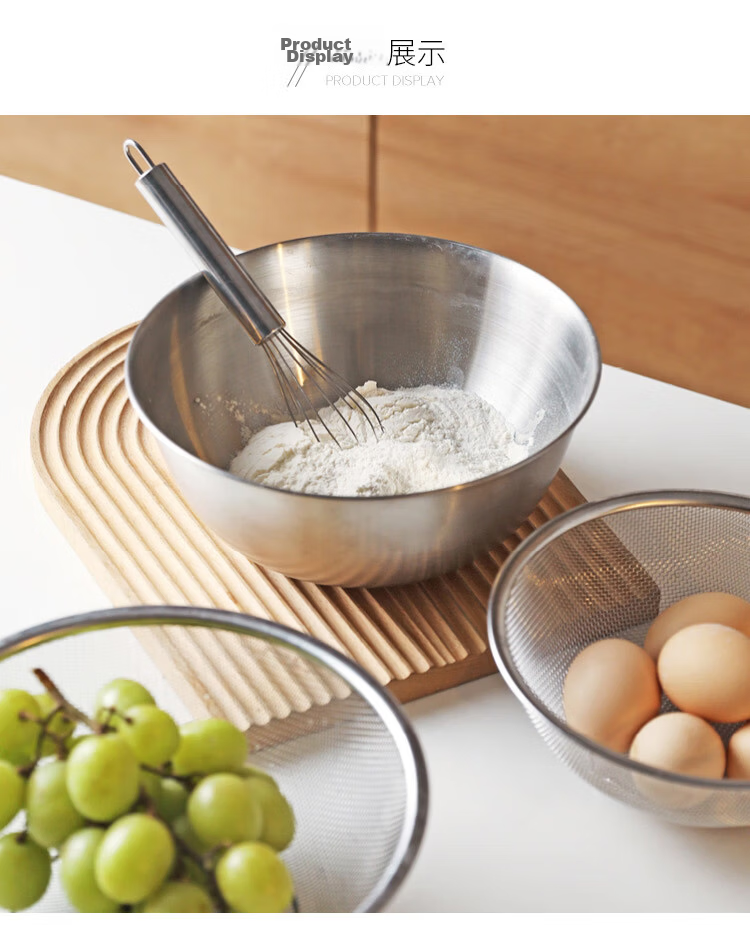 Quanshi Round Fruit Strainer Set of Four, Draining Basket, Vegetable Washing Basket, Kitchen Fruit Basket, Vegetable Selection Basket, Draining Colander, Green Vegetable Basket 10