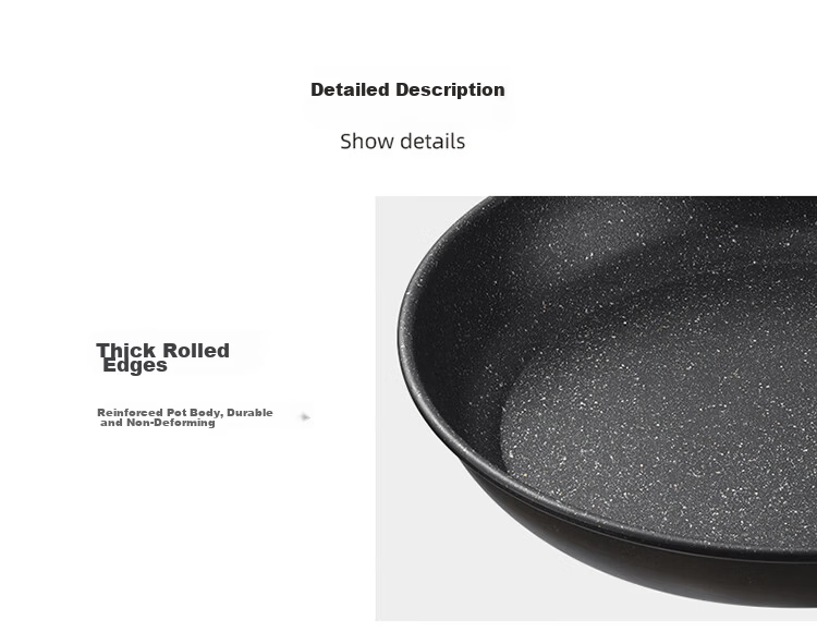 Maxcook Non-Stick Frying Pan, Flat Bottom Steak And Pancake Griddle 28cm, Compatible with Gas And Induction Stoves MCJ3682 8