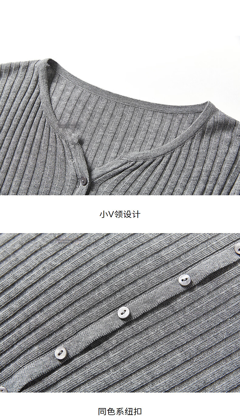 Yixiang Liying Solid Color Short Sleeve Linen Knitwear Women's New Soft Skin-Friendly Shoulder Fitting Top Milk Almond Beige L 55