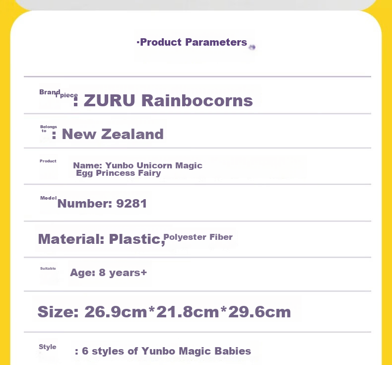 ZURU Cloud Wave Unicorn Magic Egg Mini Hug Egg Plush Toy, Birthday Gift for Boys And Girls 12