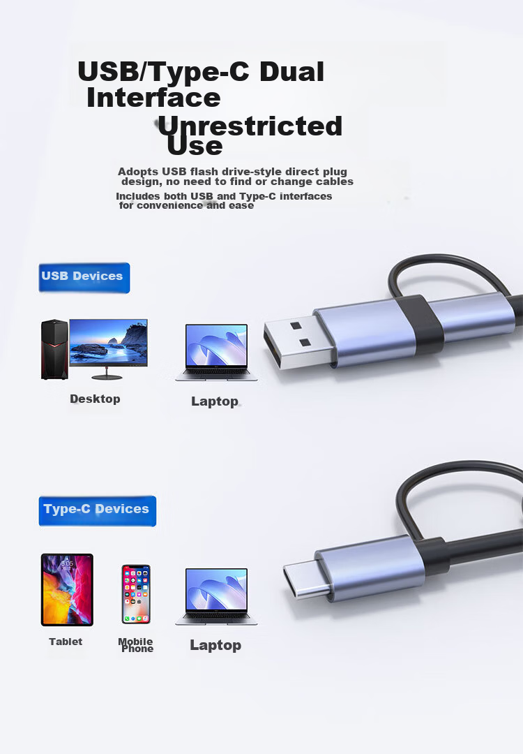Acer Type-C Expansion Dock, USB3.0 Hub with SD/TF Card Reader Adapter, Compatible with MacBook, Huawei, Android Computers, Eight-In Expansion Dock 3
