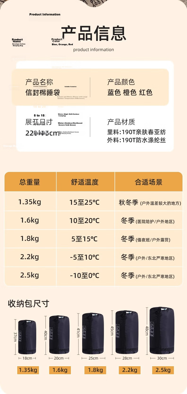 BeiJiLang Adult Outdoor Travel Winter And Four-Season Warm Camping Double-Person Dirt-Proof Hollow Cotton Sleeping Bag, 1.35KG, Army Gree 11