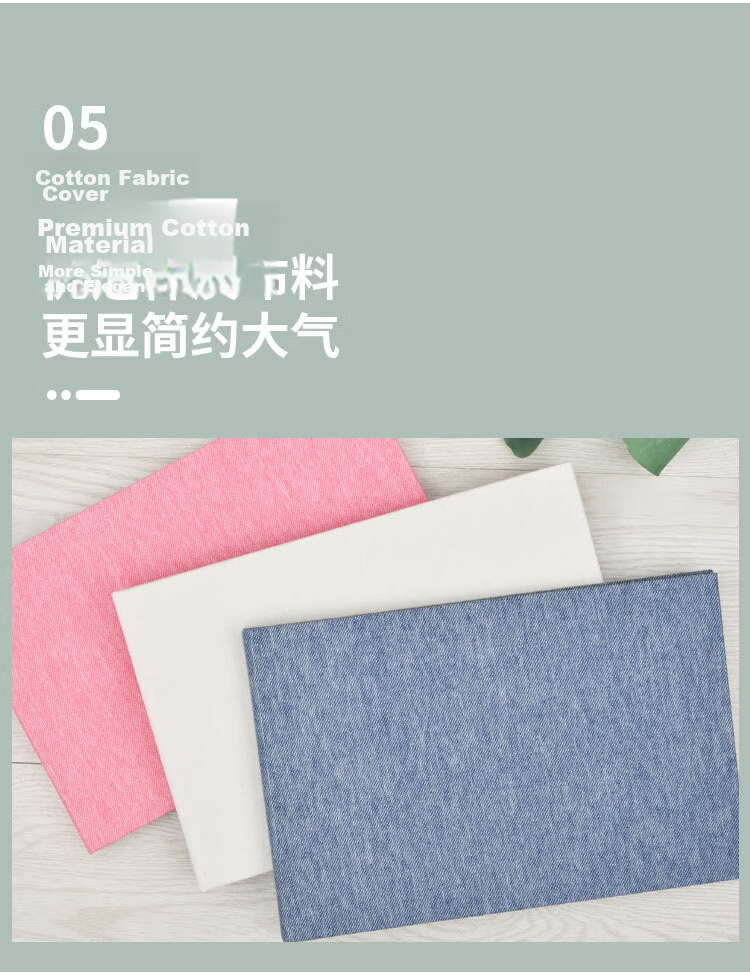 Nakabayashi NCL Fabric Photo Album 6x4.7 Inch Insert Style Storage Book Family Memory Album 24 Pages 6 Inch Vertical White 6