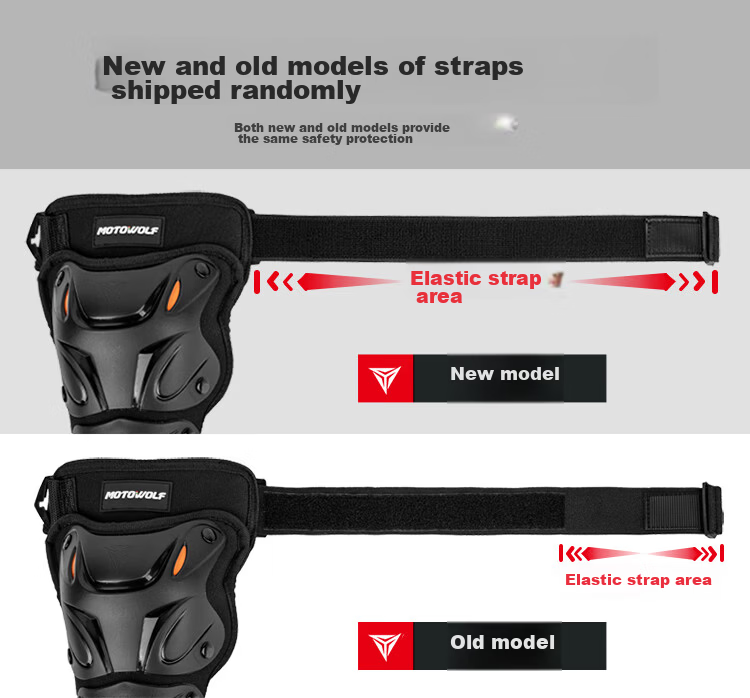 MOTOWOLF Motorcycle Windproof And Anti-Fall Knee And Elbow Pads, Four-Piece Set for Cycling And Electric Bikes, Leg Guards for All Seasons, Complete Gear Set for Men And Wome 21