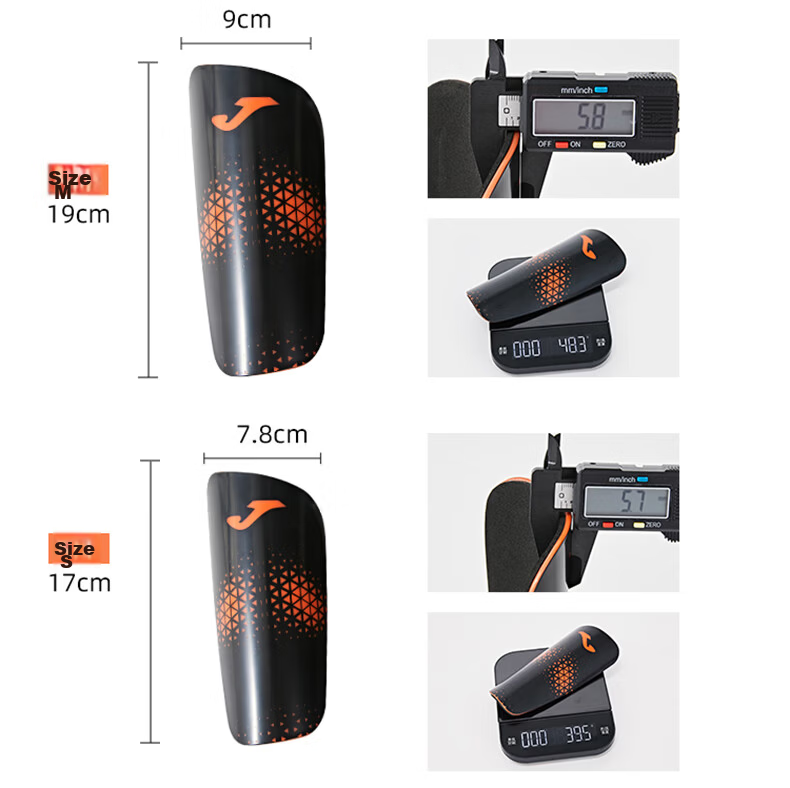 JOMA Shin Guards for Soccer, Adult And Children's Competition Training Leg Protection, Thickened Shock-Absorbing Insert Plate Professional Protective Gear 7