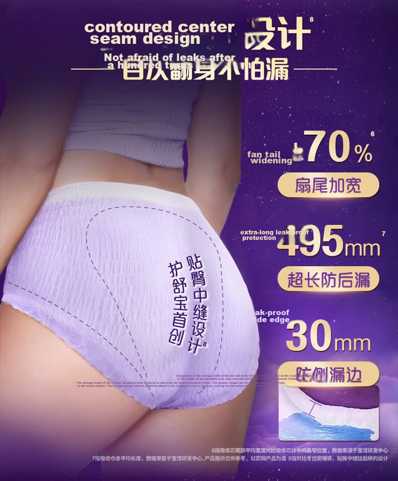 Whisper Koala Cooling Night Pants L Size 48pcs Pant-Style Sanitary Napkins Secure Period Pants Night Protection Self-Operated Sealed 2