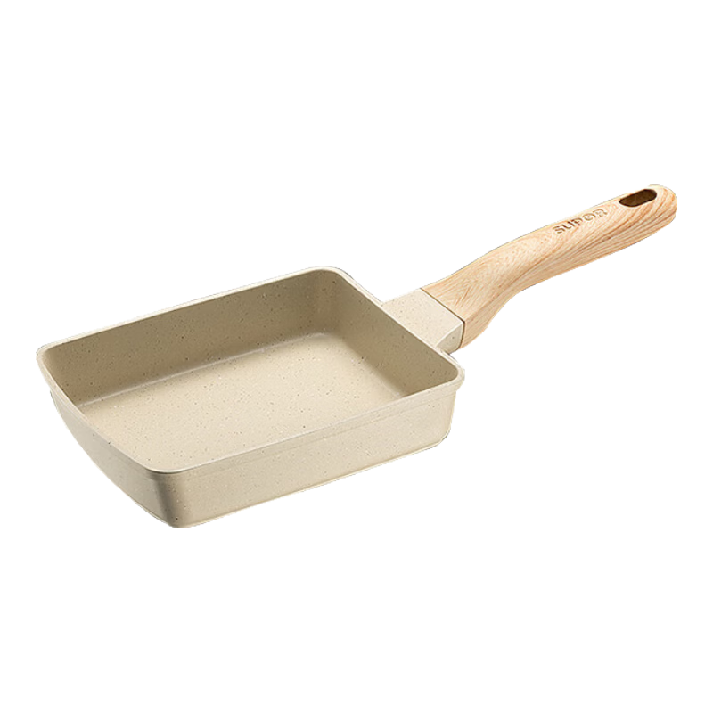 SUPOR Maifan Stone Non-Stick Frying Pan Breakfast Pan Tamagoyaki Egg Pan Flat Pan EJ08LAP01