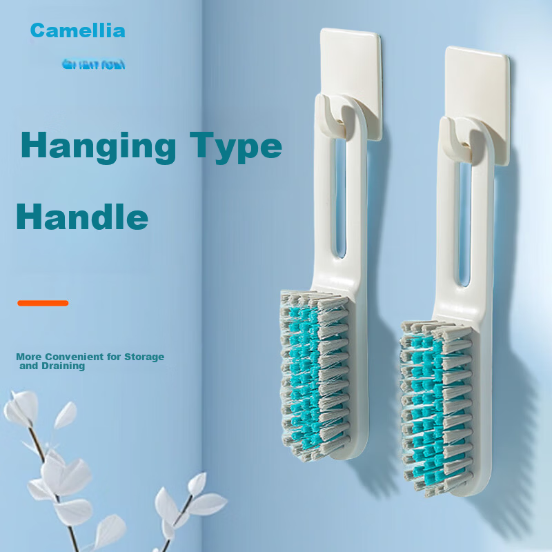 CHAHUA Long Handle Hard Bristle Shoe Brush Multi-Functional Household Shoe Cleaning Brush Plastic Small Brush
