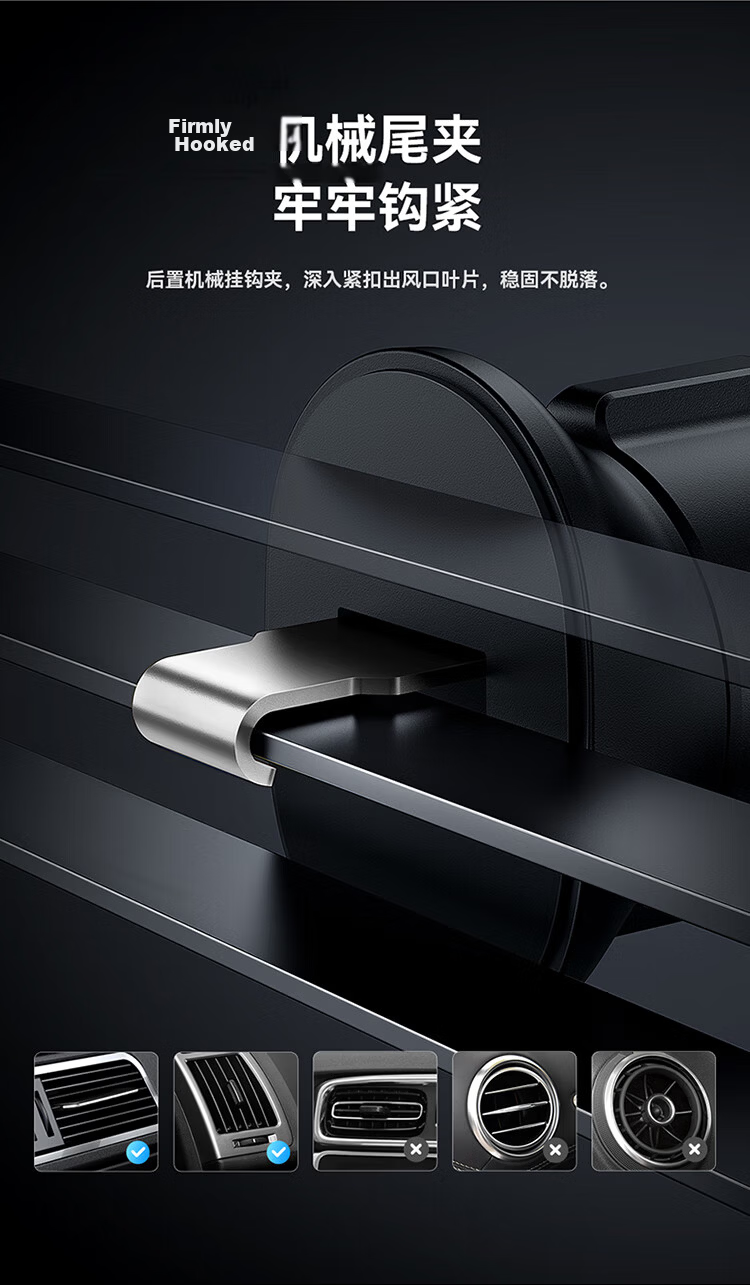 Baseus Car Phone Holder Air Vent Gravity Mount for Huawei Apple Car Accessories 9