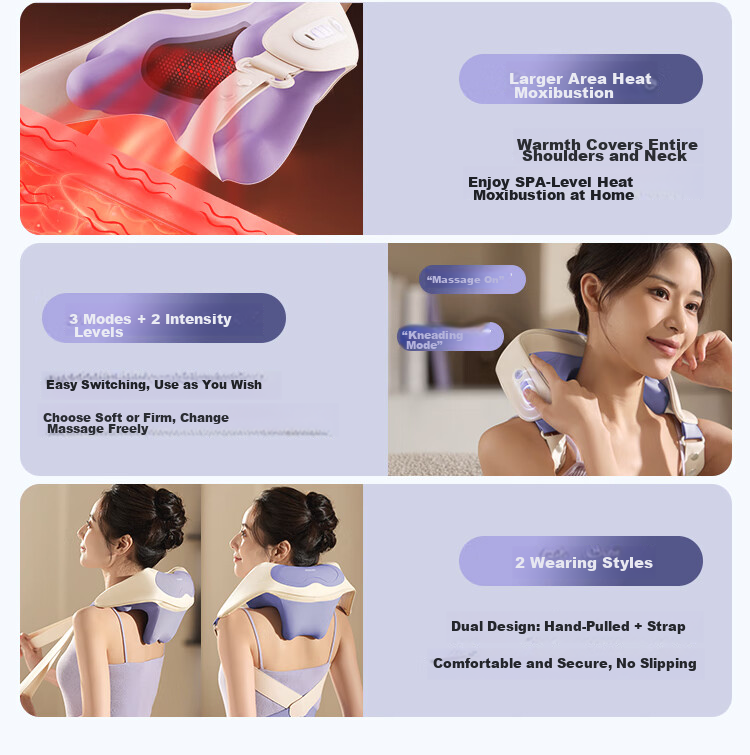 PHILIPS Little Sun PLUS Cervical Massager Shoulder Wrap Neck Massager Shoulder and Back Massager 3208N [Teacher's Day Gift] for Girlfriend 5