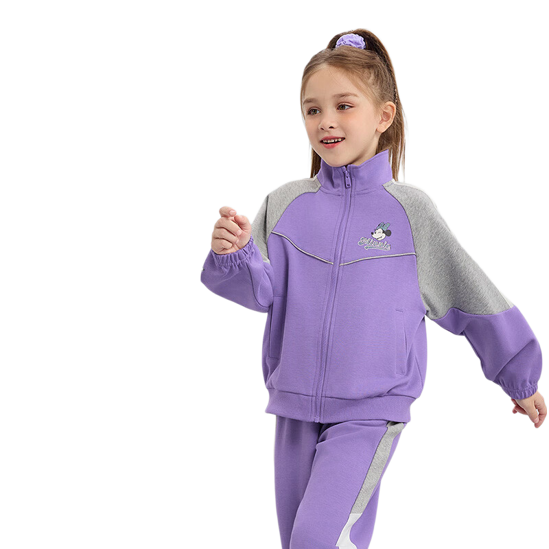 Disney Kids Set Boys and Girls 2026 Spring New Knit Sports Sweatshirt Two-Piece Trendy Cool for Older Children