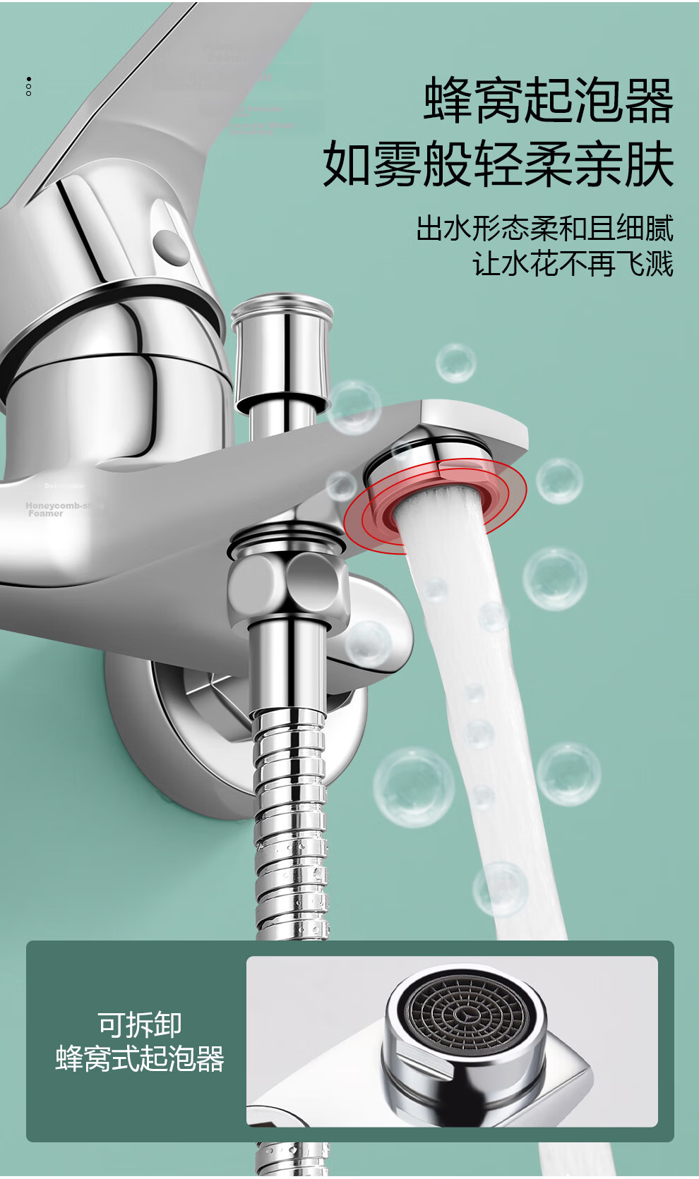 CVBAB Shower Faucet, Hot And Cold Water Mixing Valve, Concealed Thickened Bathroom Shower Mixer Valve Switch CV1502 11