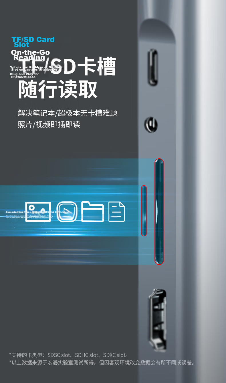 Acer Type-C Expansion Dock, USB-C to HDMI Converter, 4K60Hz Screen Mirroring, USB3.0 Hub, Gigabit Ethernet Port, PD Charging Expansion Dock, Nine-I 11