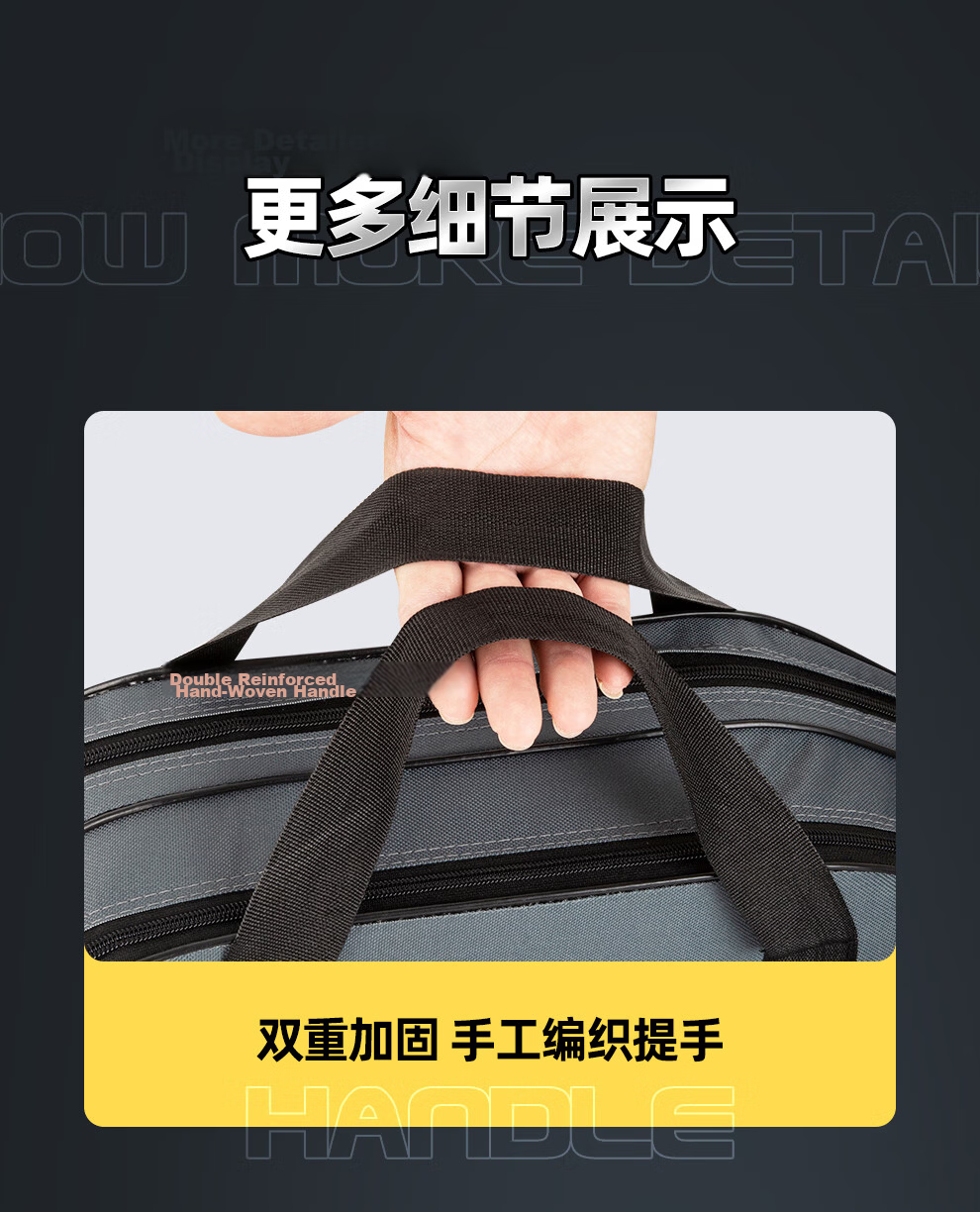 Jinglang 130CM Double-Layer Large Belly Bag, Fishing Tackle Bag, Waterproof Rod Bag, Fishing Bag, Sea Rod Hand Rod Lure Rod Fishing Rod Bag, Fishing Tackle 16