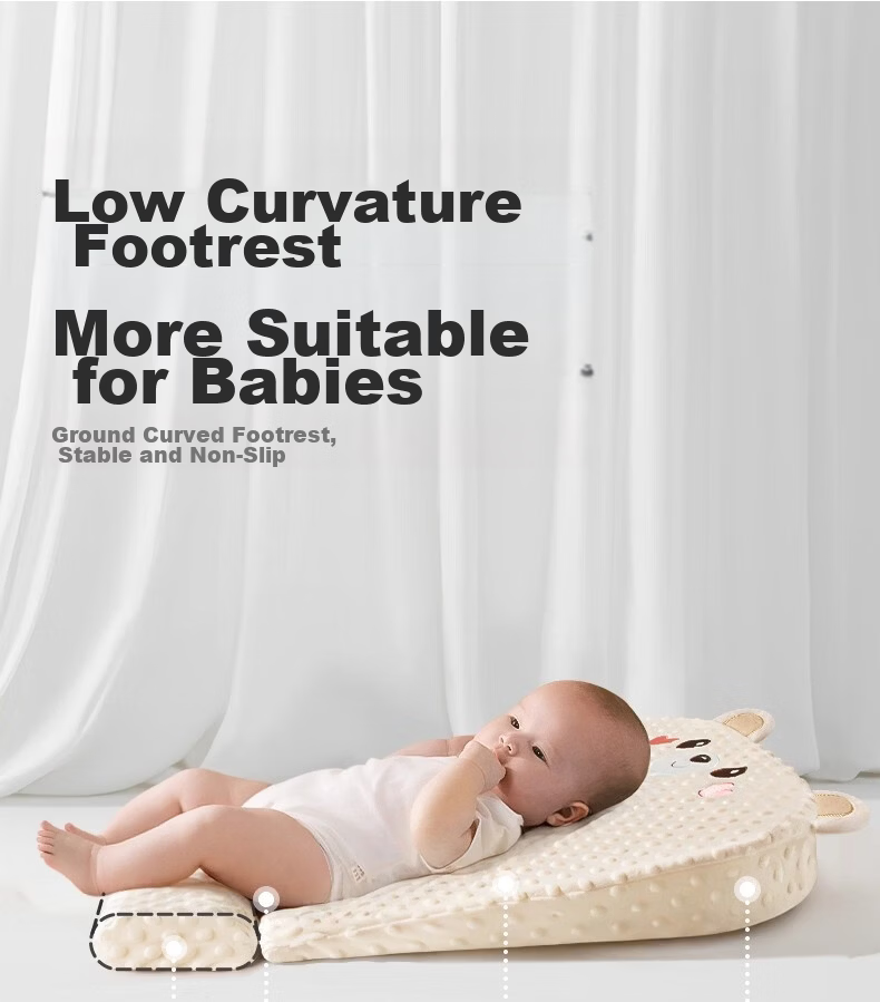 Licheers Baby Pillow Space Partition Pillow for Children 1-3 Years Old Neck Support Pillow for Babies Over 6 Months 5
