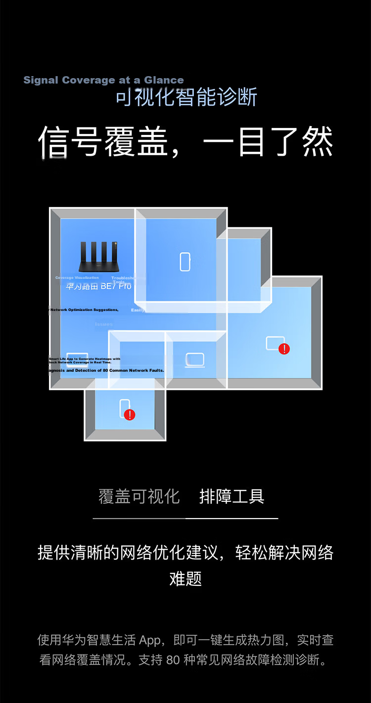 Huawei Router BE3 Pro Gale Edition [Pura 90 Compatible] WiFi 7+ Smart High-Gain Antenna Gigabit Wireless Home Router 18