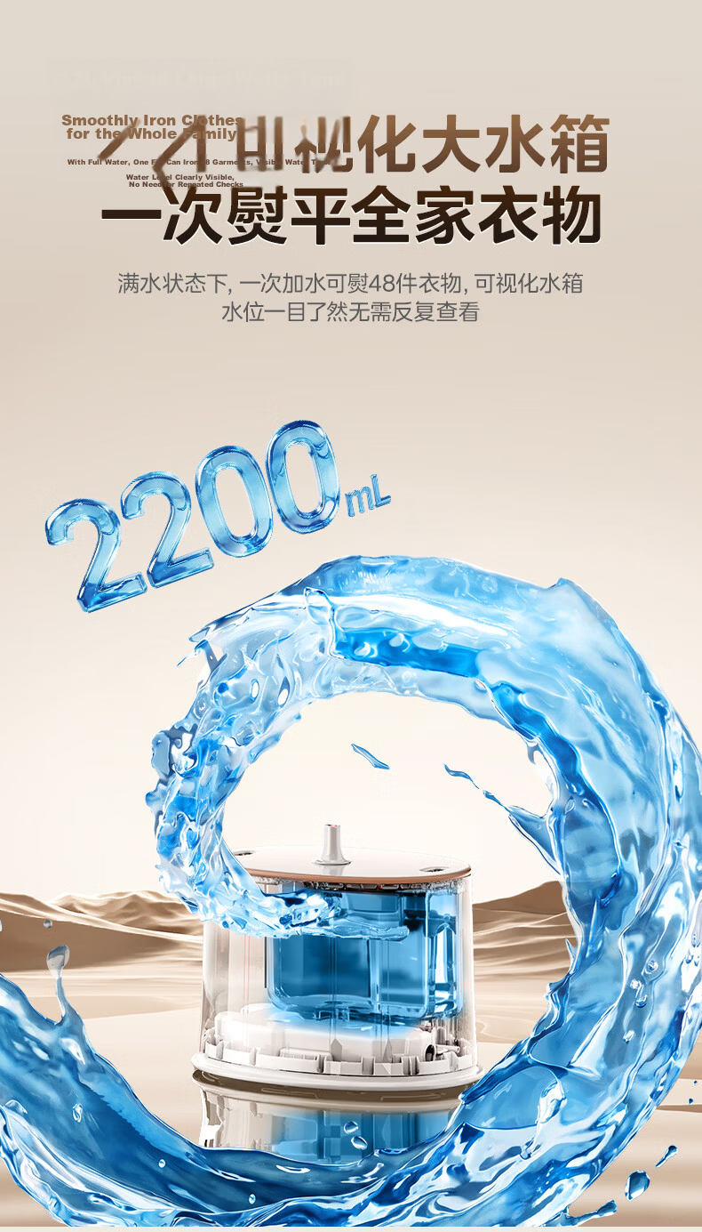 Midea Titanium Power Vertical Garment Steamer/Iron 40g/min High Steam Professional Dress Clothing Care Home and Boutique Use YGD30K1 16